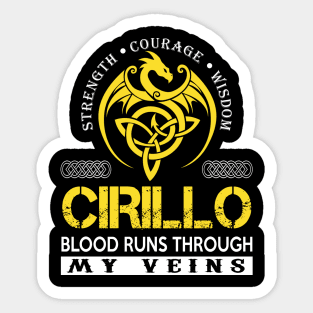 CIRILLO Sticker